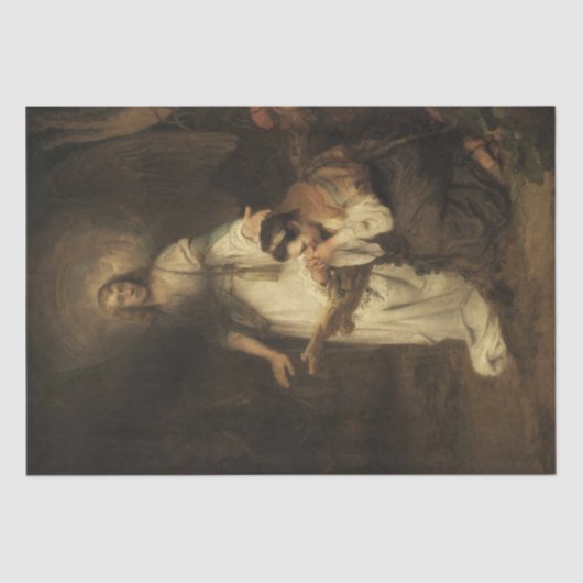 ハガルと天使（カレル・ファブリティウス著） 薄葉紙 (正面)