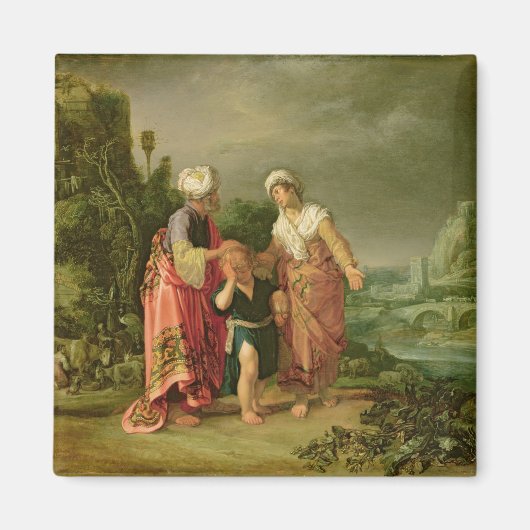 ハガル追放1612 マグネット (正面)