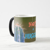 ハガーではないおもしろい – サボテンの社会的距離！ モーフィングマグカップ (正面左)