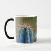 ハガーではないおもしろい – サボテンの社会的距離！ モーフィングマグカップ (左)