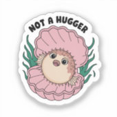 ハガーではない、サボテン、境界の設定 シール (正面)