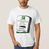 ハガースタウンのTシャツがある Tシャツ (正面)