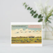 ハガーズタウン空港歴史的な再印刷はがき ポストカード (スタンド正面)