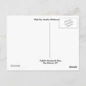 ハガードニューオーリンズルイジアナラフィッテバー ポストカード (裏面)