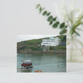 ハガードバーグアイランドホテル，デボン，イングランド ポストカード (スタンド正面)