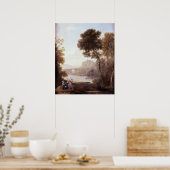 ハガールと天使の風景， 1646 ポスター (キッチン)