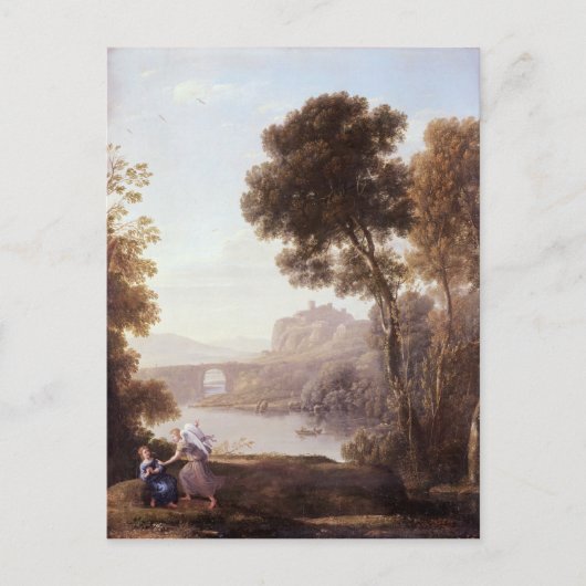 ハガールと天使の風景， 1646 ポストカード (正面)