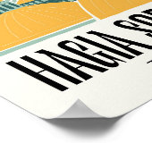 ハギアソフィアイスタンブールトルコ旅行フローラ ポスター (角)