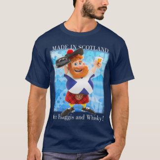 ハギスとウィスキーで作ったスコットランド製 Tシャツ