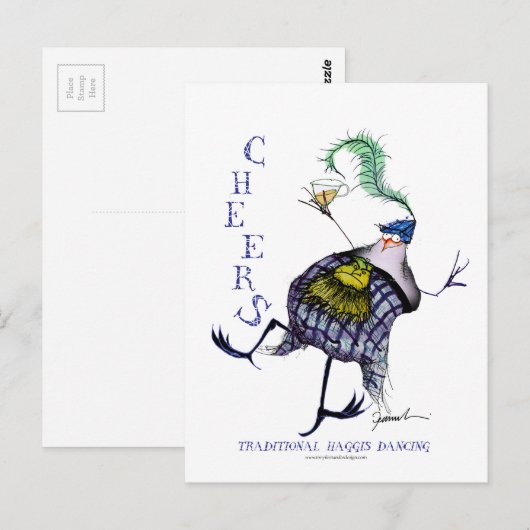 ハギスダンス ポストカード (正面/裏面)