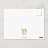 ハギス かわいい赤ちゃんヒポ ありがとう ポストカード (裏面)