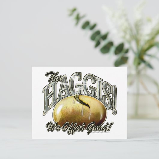 ハギス！ ポストカード (スタンド正面)