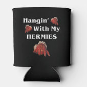 ハギンと私のhermiesのおもしろいカニの恋人 缶クーラー (裏面)