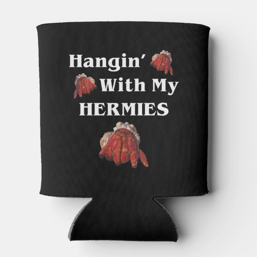 ハギンと私のhermiesのおもしろいカニの恋人 缶クーラー (裏面)