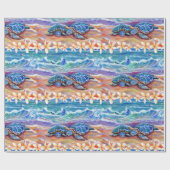 ハギングシータルズハワイアンホヌ ラッピングペーパー (フラット)