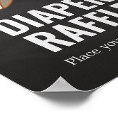 ハギーとチャギー赤ちゃんシャワーおむつラッフル ポスター (角)