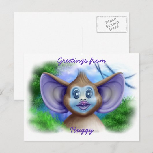 ハギー ポストカード (正面/裏面)