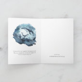 ハクジラの海 | ベイビーシャワー サンクス サンキューカード (内部)