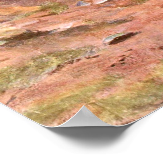 ハクチョウとアンテロープby Swan,ヴィンテージ野生動物 ポスター (角)