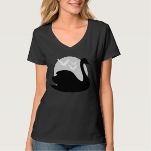 ハクチョウの尾のリスク Tシャツ