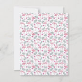 ハクチョウの繰り返しパターン ノートカード (正面)