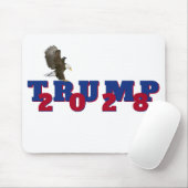 ハクトウワシとトランプ2028 マウスパッド (マウス)