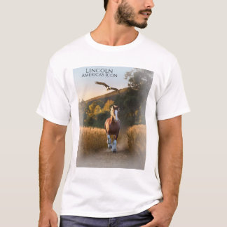 ハクトウワシのリンカーン - アメリカのシンボルTシャツ Tシャツ