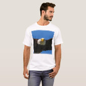 ハクトウワシの迫力のフライバイ Tシャツ (正面フル)