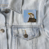 ハクトウワシの野生の肖像画アート 缶バッジ (インサイチュ)
