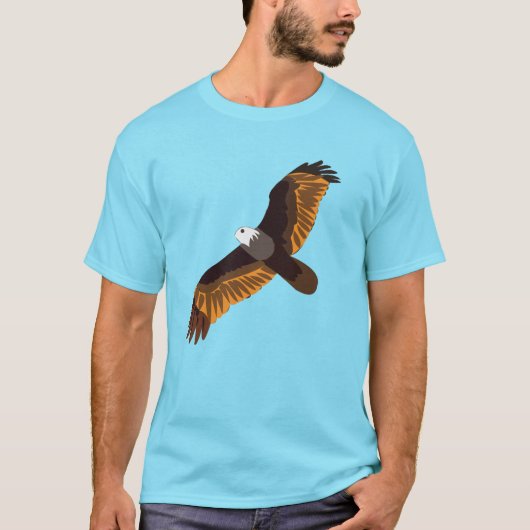 ハクトウワシの飛行 Tシャツ (正面)