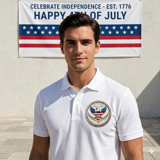 ハクトウワシ アメリカの伝統 愛国心 誕生日の自由 缶バッジ