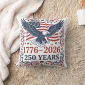 ハクトウワシ アメリカ独立250周年記念 クッション (ブランケット)