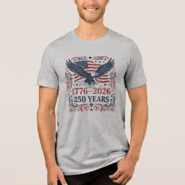 ハクトウワシ アメリカ独立250周年 トライブレンドＴシャツ
