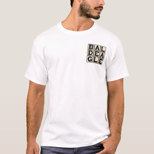 ハクトウワシ、国の鳥 Tシャツ (正面)