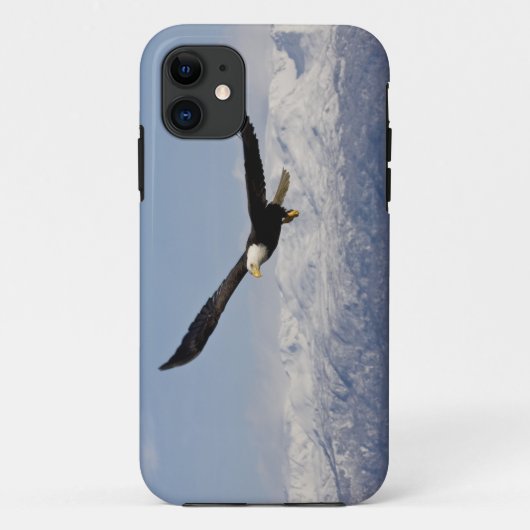 ハクトウワシ 飛翔, Haliaeetus leucocephalus, 3 Case-Mate iPhoneケース (裏面)
