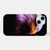 ハクトウワシ iPhone 15ケース (裏面横)