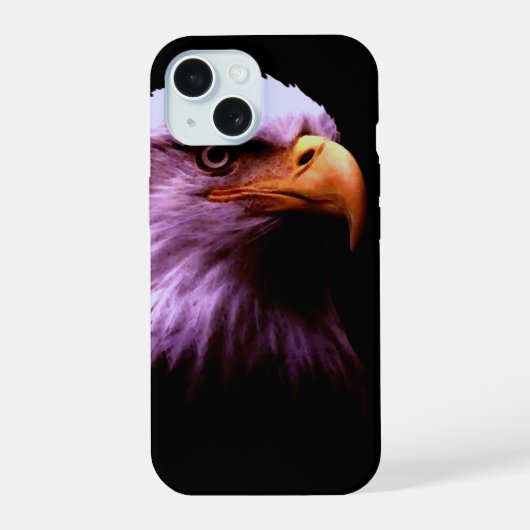 ハクトウワシ iPhone 15ケース (裏面)