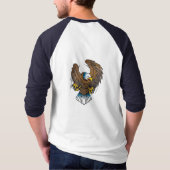 ハクトウワシ Tシャツ (裏面)