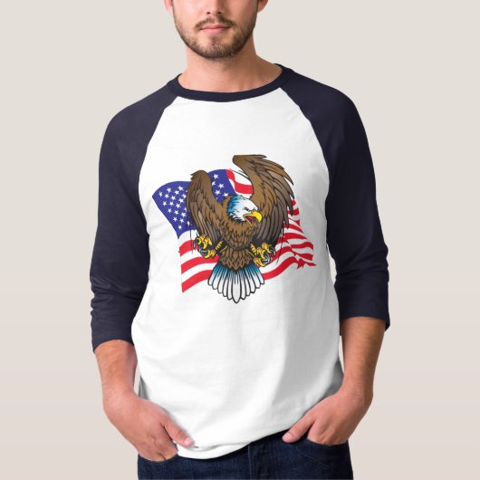 ハクトウワシ Tシャツ (正面)