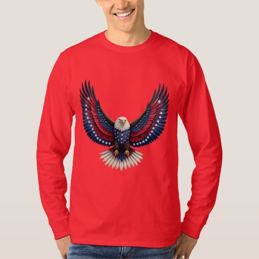 ハクトウワシ Tシャツ (正面)