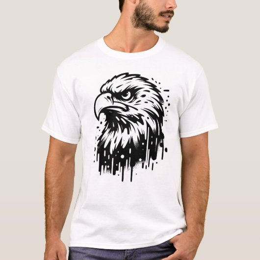 ハクトウワシ Tシャツ (正面)