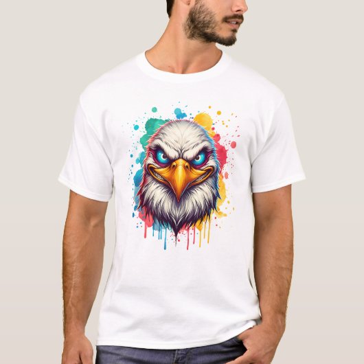 ハクトウワシ Tシャツ (正面)
