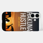 ハクナハッスル ジャストサファリ Case-Mate iPhoneケース (裏面 (横))