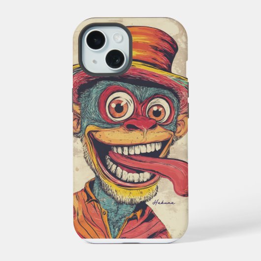 ハクナバナナ iphone 15 pro カバー (裏面)