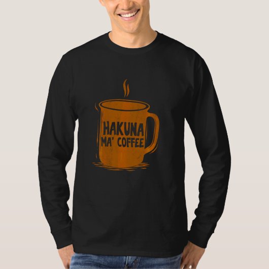 ハクナマコーヒーメーカーMerch Brewデイコーヒースヌブ Tシャツ (正面)