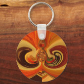 ハクナマタカッコいいレトロヴィンテージ花デザイン.jp キーホルダー (正面)