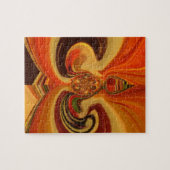 ハクナマタカッコいいレトロヴィンテージ花デザイン.jp ジグソーパズル (横)