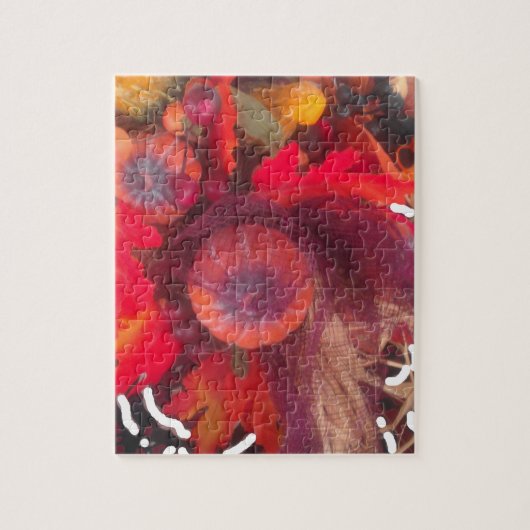 ハクナマタカボチャ特別ギフトフルーツバスケット.png ジグソーパズル (縦)