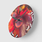 ハクナマタカボチャ特別ギフトフルーツバスケット.png ラウンド壁時計 (傾斜)