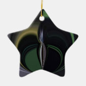 ハクナマタガーリータギフトオーロラシルバーライニング セラミックオーナメント (正面)